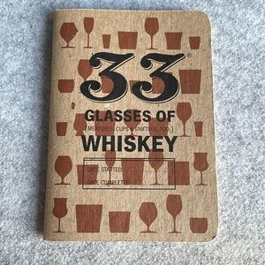 Whiskey aficionado notes booklet - professional tasting connoisseur